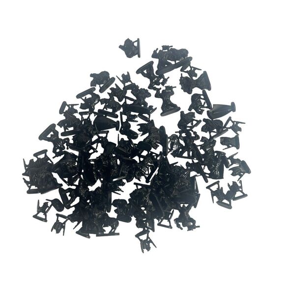 RISK Lord of the Rings Middle Earth Conquest Black Army Replacement Pieces (117) - Picture 1 of 3